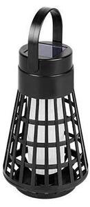Lampă solară LED cu senzor 2 în 1 LED/1W/3,7V IP54 300 mAh neagră