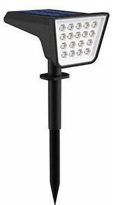 Lampă solară LED RGBW cu senzor LED/3,7V IP54 1200 mAh neagră