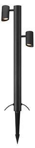 Markslöjd 108486 - Lampă LED de exterior GARDEN24 2xLED/6W/24V 99 cm IP44 neagră