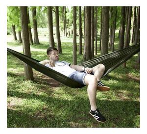 Hamac dublu pentru camping, prelata si plasa tantari, sarcina maxima 250 kg, 260x140 cm