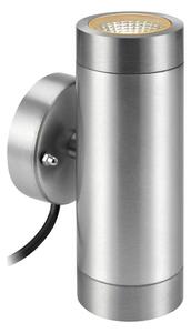 Markslöjd 108170 - Aplica LED de perete pentru exterior GARDEN24 2xLED/3W/24V IP44 crom mat