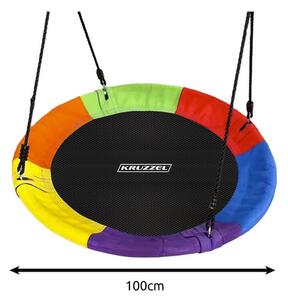 Leagan tip cuib, diametru 100 cm, sarcina maxima 160 kg, lungime franghii maxim 180 cm