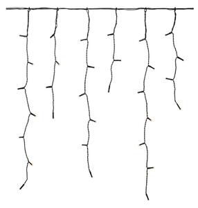 Markslöjd 108179-LED Perdea luminoasă de Crăciun pentru exterior GARDEN24, 160 LED / 24 V, 3,1 m, alb cald