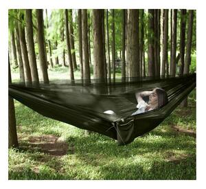 Hamac dublu pentru camping, prelata si plasa tantari, sarcina maxima 250 kg, 260x140 cm
