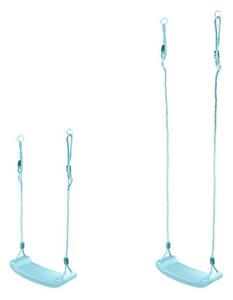 Leagan de gradina pentru copii, franghie reglabila 105–175 cm, sezut 43x16.5 cm, maxim 50 kg, albastru
