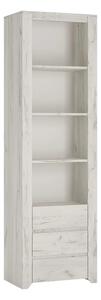 Biblioteca ANGEL TIP 11, alb, PAL melaminat, 56x40x191 cm