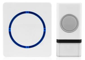 Soneria wireless pe baterii, raza de actiune 120m, alb