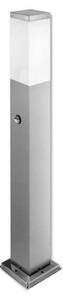 Lampa LED de exterior, inaltime 65 cm, unghi fascicul 360 grade, E27, argintiu