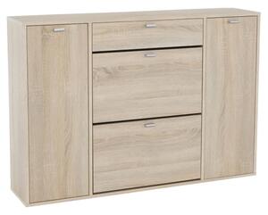 Pantofar ANABELA, stejar sonoma, PAL melaminat, 120x28x85 cm