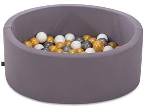 Set piscina si bile Havuzu 150 Gri 85x85x30 cm