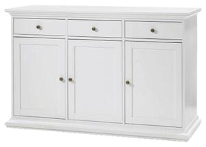 Comoda PARIS 77824, alb, PAL infoliat, 144x46x92 cm