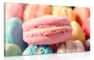 Tablou macarons colorate