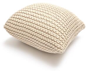 Puf pernă Bonami Essentials Knit, bej