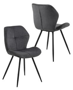 Scaun de dining Petri, antracit (expediere rapidă)