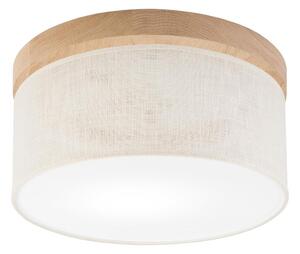 Plafonieră Brilagi BELLADONNA 1xE27/15W/230V d. 30 cm crem/stejar