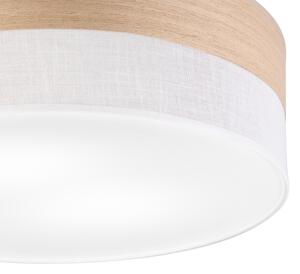 Plafonieră SIRJA WOOD 2xE27/15W/230V d. 45 cm alb/stejar