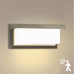 Aplică LED de exterior cu senzor Brilagi BRICKY LED/12W/230V gri IP54