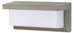 Aplică LED de exterior cu senzor Brilagi BRICKY LED/12W/230V gri IP54