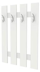 Cuier de perete KORADO NEW KV11, alb, PAL, 70x3x100 cm
