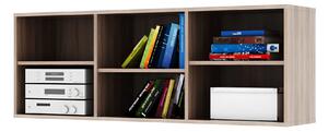 Biblioteca DUNAJ TIPUL12, stejar sonoma, PAL melaminat, 135x32x49 cm