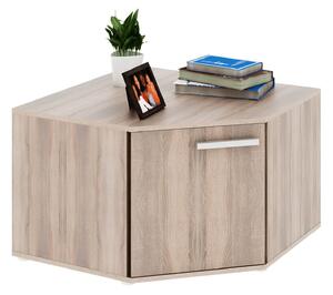 Comoda de colt DUNAJ TIP 14, stejar sonoma, DTD laminat, 79x79x51 cm