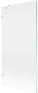Mexen, Paravan de baie Mexen Lunar cu 1 aripă 90 x 150 cm, transparent, alb - 897-090-000-20-00