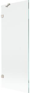 Mexen, Paravan de baie Mexen Lunar cu 1 aripă 70 x 150 cm, transparent, nichel periat - 897-070-000-97-00