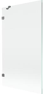 Mexen, Paravan de baie Mexen Lunar cu 1 aripă 100 x 150 cm, transparent, gri închis - 897-100-000-95-00