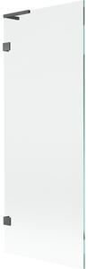 Mexen, Paravan de baie Mexen Lunar L cu 1 aripă 70 x 150 cm, transparent, gri bronz periat - 897L-070-000-66-00
