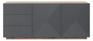 Comodă 167 cm Asha - artisan /rivier stone mat