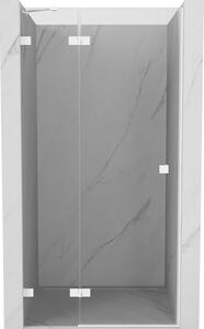 Mexen, Ușă de duș pivotantă Mexen Lunar, stânga, 70 cm, transparentă, albă - 834-070-000-20-00-L