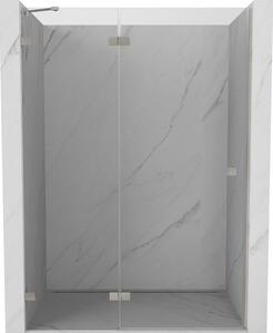 Mexen, Ușă de duș cu balamale pe stânga Mexen Lunar 130 cm, transparentă, nichel periat - 834-130-000-97-00-L
