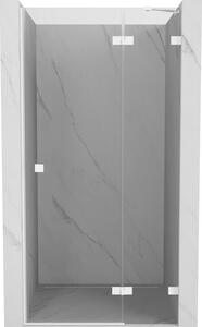 Mexen, Ușă de duș pivotantă Mexen Lunar, dreapta, 70 cm, transparentă, albă - 834-070-000-20-00-P