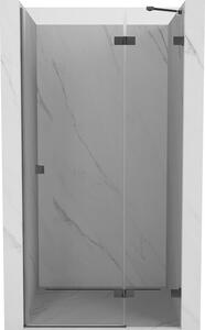 Mexen, Ușă de duș cu balamale pe dreapta Mexen Lunar 95 cm, transparentă, gri bronz periat - 834-095-000-66-00-P