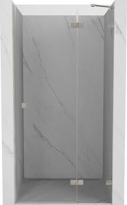 Mexen, Ușă de duș cu balamale pe dreapta Mexen Lunar 95 cm, transparentă, nichel periat - 834-095-000-97-00-P