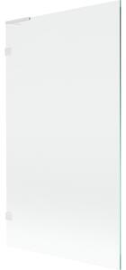 Mexen Lunar L, paravan de cadă cu 1 aripă 100 x 150 cm, sticlă transparentă de 8 mm, profil alb, 897L-100-000-20-00