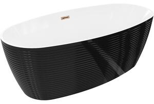 Mexen Lira, cadă independentă, model, 170 x 80 cm, alb-negru, preaplin auriu-roz, 52831708075-60