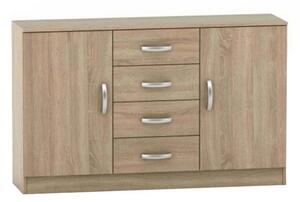 Comoda BETTY 2 BE02-019-01, stejar sonoma, DTD laminat, 150x39x94 cm