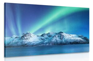 Tablou aurora polară arctică