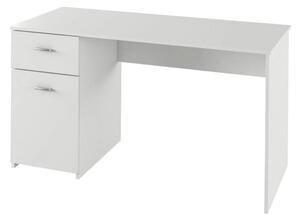 Birou BANY, alb, DTD laminat, 140x60x76 cm