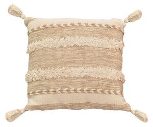 Pernuta decorativa Rozi Boho Pako World Bej 45x45x2.5 cm