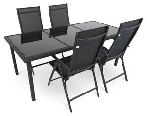 Set gradina Orsino - 4 locuri, negru