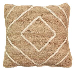 Pernuta decorativa ratan Teddiens Boho Pako World Natural 45x45x2.5 cm