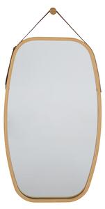 Oglinda LEMI 3+C420, bambus natural, lemn de bambus lacuit, 43x2x76 cm