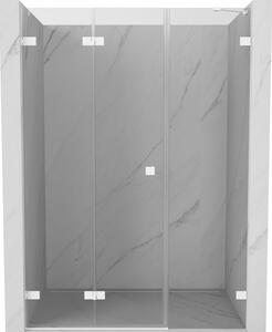 Mexen Lunar-F, ușă de duș pliabilă stânga 110 cm, sticlă transparentă de 8 mm, profil alb, 836S-110-050-20-00-L