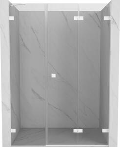 Mexen Lunar-F, ușă de duș pliabilă dreapta 110 cm, sticlă transparentă de 8 mm, profil alb, 836S-110-050-20-00-P