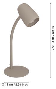 Eglo 901829 - Lampă de masă CARLO, 1 x E14, 18 W, 230 V, crem