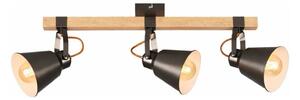 Lampă spot RETRO 3xE27/40W/230V maro
