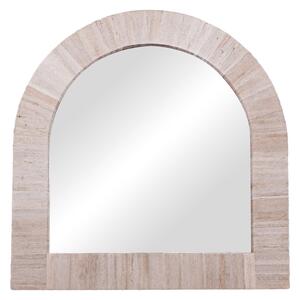 Oglinda de perete (lemn de bananier) Koin Boho Pako World Natural 80x80x8 cm