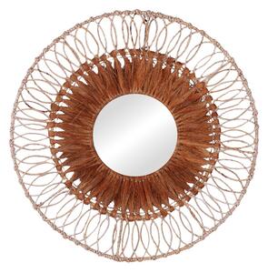 Oglinda Cermine Boho Pako World Natural 80x80x12 cm